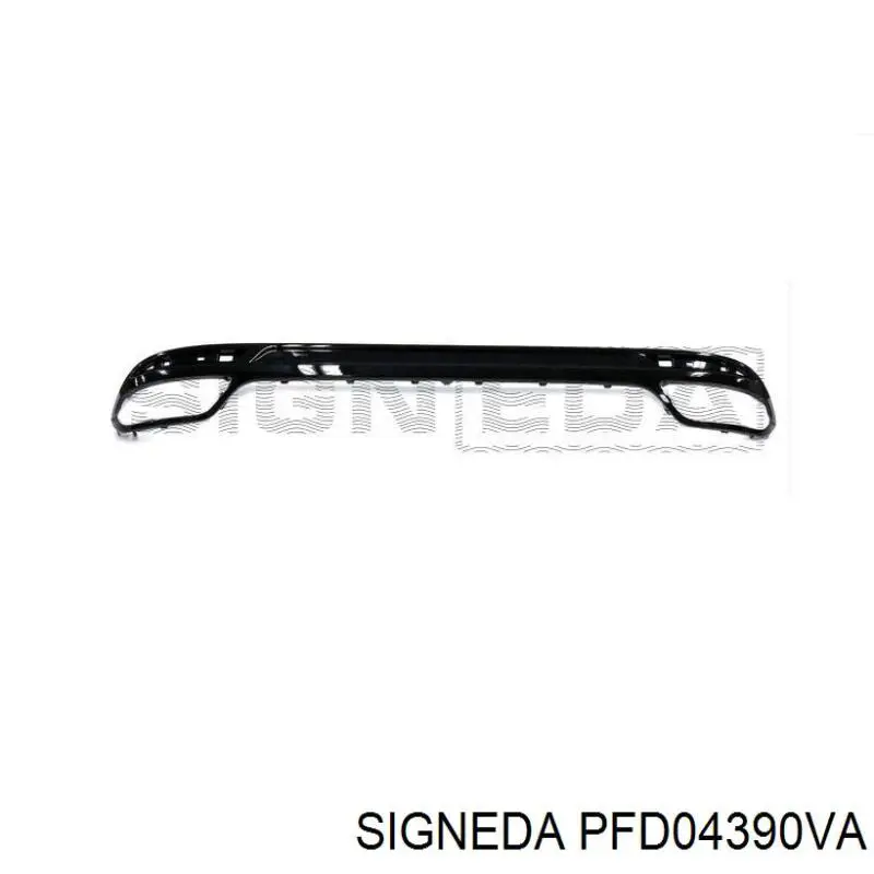 Накладка бампера заднього FPS 2820958 ціна, від 27.37 USD