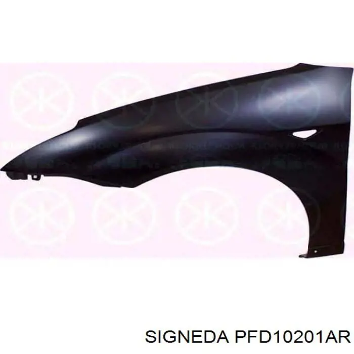 Крило переднє праве Signeda PFD10201AR ціна, від 35.37 USD