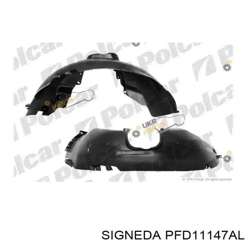Підкрилок переднього крила, лівий Ford 4M5116115AB ціна, від 12.00 USD