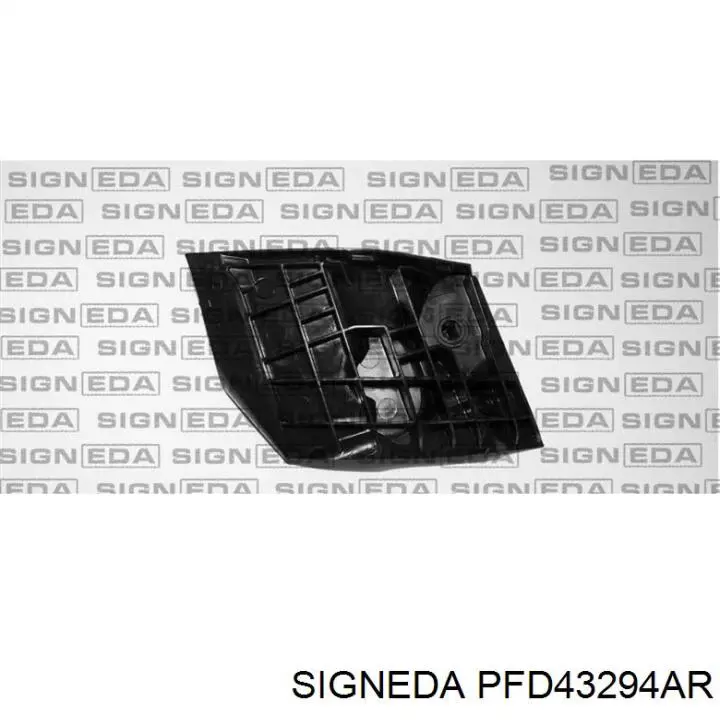 Праве кріплення переднього бампера Signeda PFD43294AR ціна, від 2.82 USD