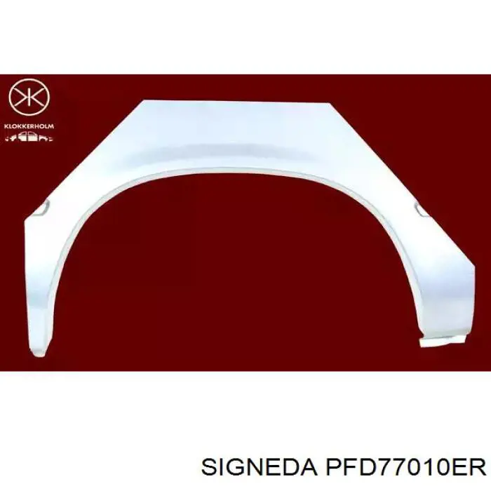 Ремонтна частина арки крила заднього, правого Klokkerholm FP2515592 ціна, від 15.28 USD