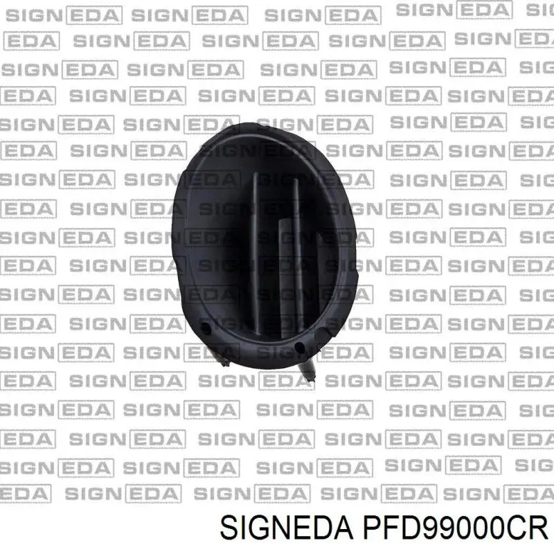 Заглушка, решітка протитуманних фар бампера переднього, права Signeda PFD99000CR ціна, від 15.03 USD