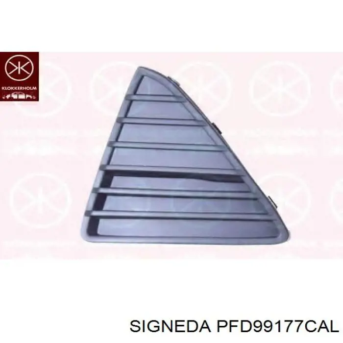 PFD99177CAL Signeda Решітка переднього бампера, ліва