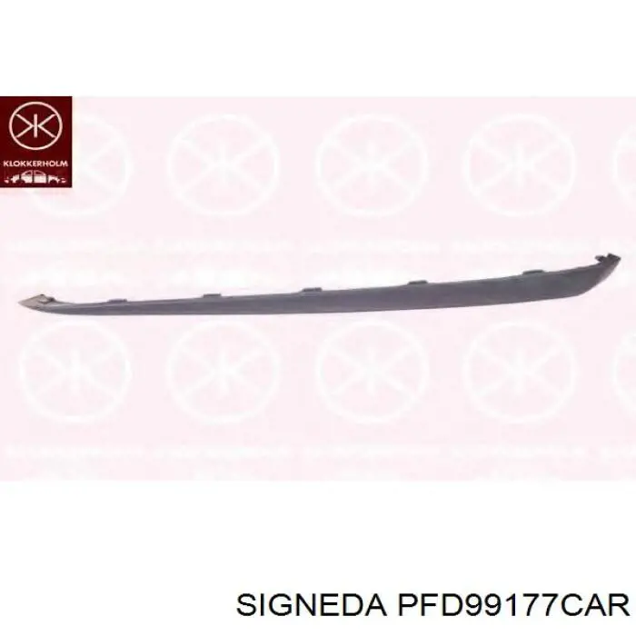 PFD99177CAR Signeda Решітка переднього бампера, права
