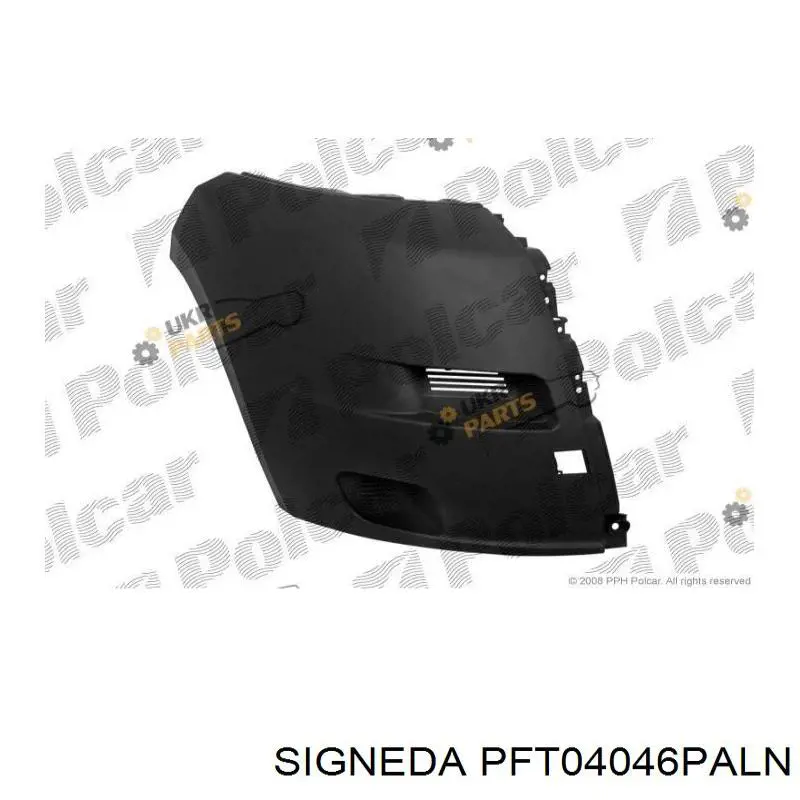Бампер передній, ліва частина PFT04046PBLN Signeda