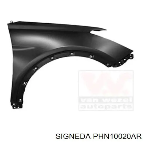 Крило переднє праве FPS 3221314 ціна, від 53.89 USD