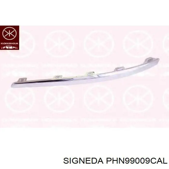 PHN99009CAL Signeda заглушка/ решітка протитуманних фар бампера переднього, ліва