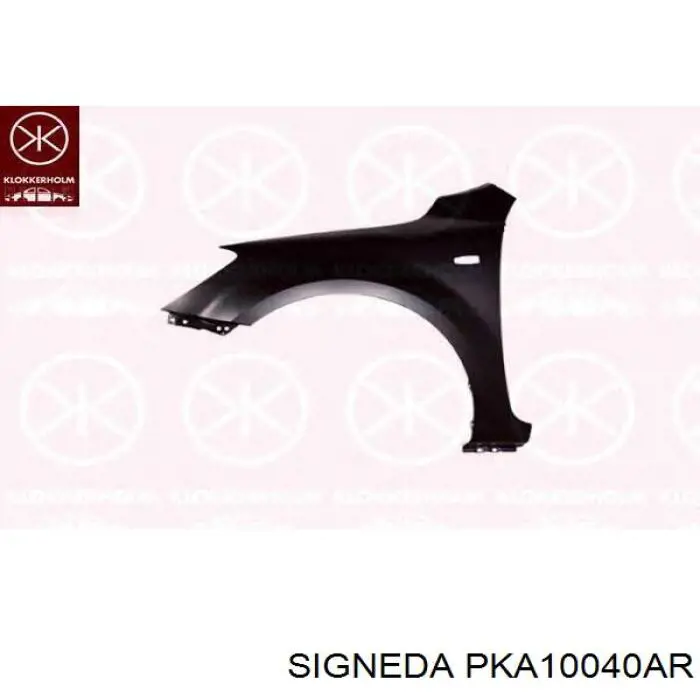 Крило переднє праве Polcar 41C102 ціна, від 66.09 USD
