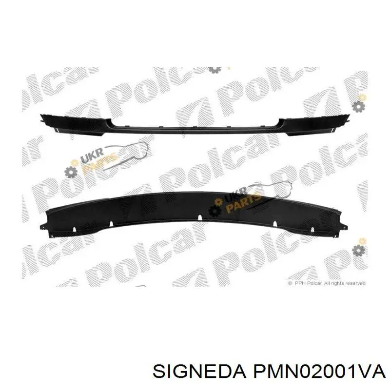 Спойлер переднього бампера PMN02001VA Signeda