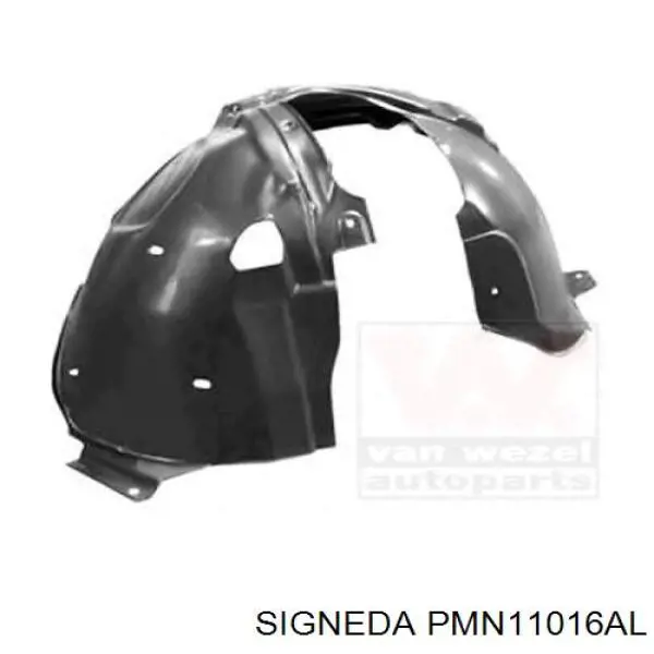 Підкрилок передній лівий PMN11016AL Signeda