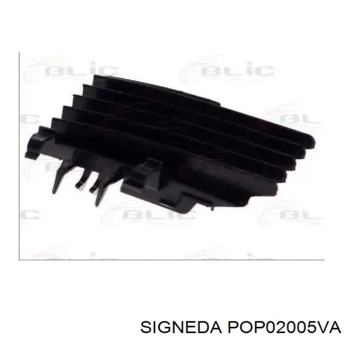 Спойлер переднього бампера POP02005VA Signeda