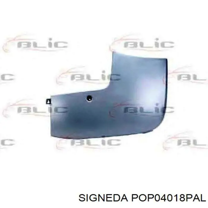POP04018PAL Signeda бампер задній, ліва частина