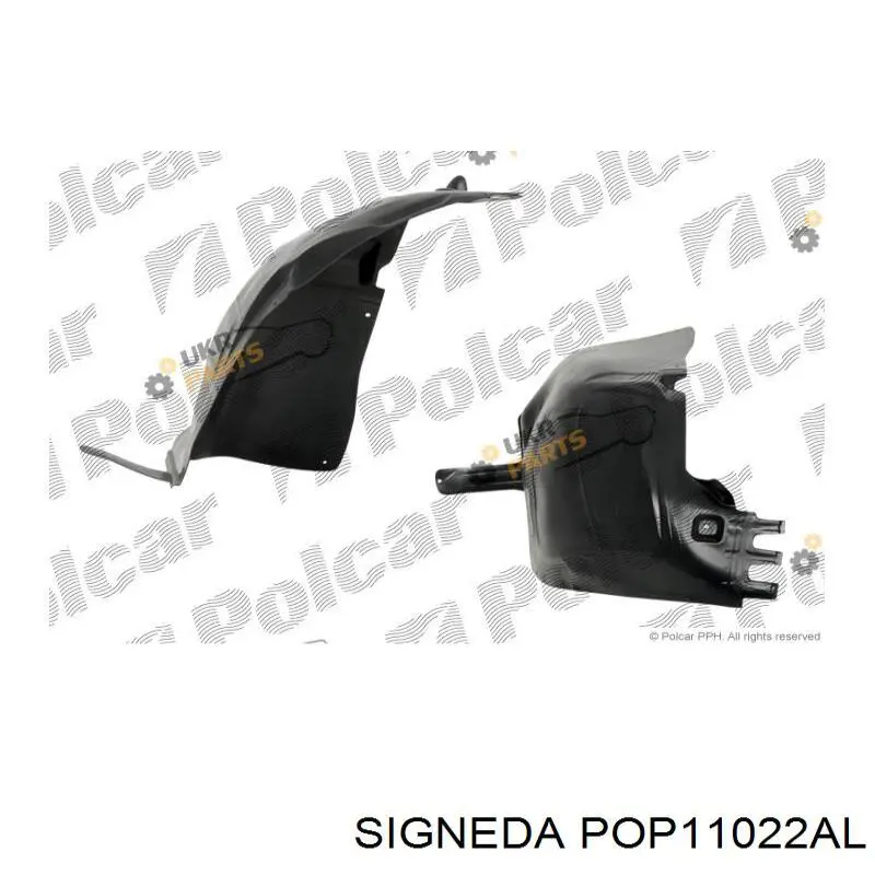 Підкрилок переднього крила, лівий FPS FP5216387 ціна, від 19.96 USD