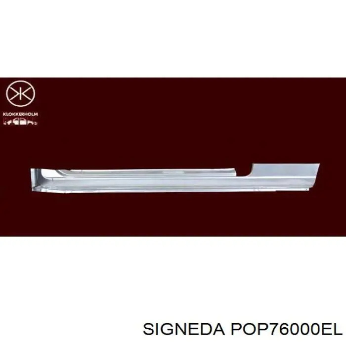Поріг зовнішній лівий 90197301 General Motors