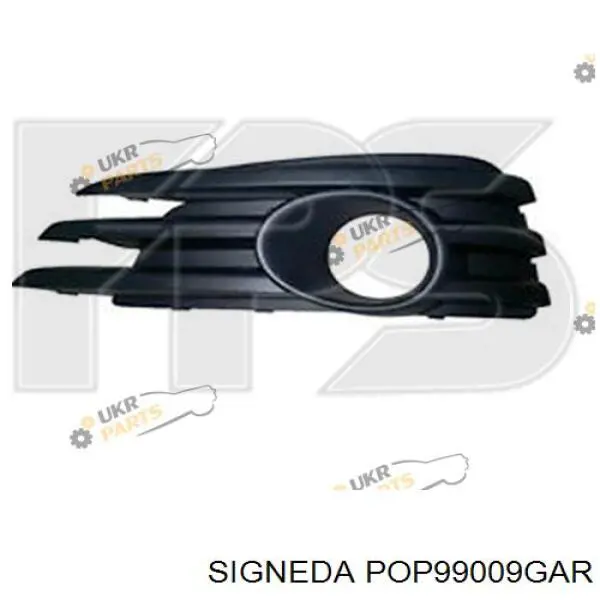 POP99009GAR Signeda Заглушка протитуманки передньої правої
