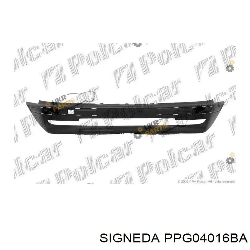 Передній бампер PPG04016BA Signeda