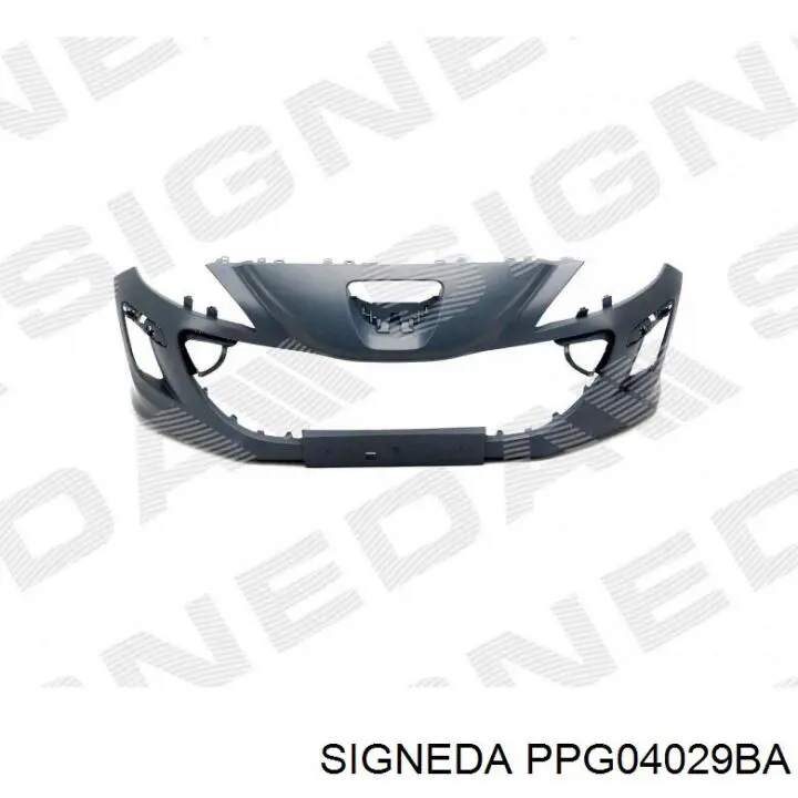 Передній бампер PPG04029BA Signeda