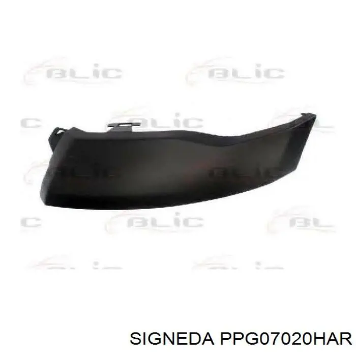 Вія (накладка) правої фари PPG07020HAR Signeda
