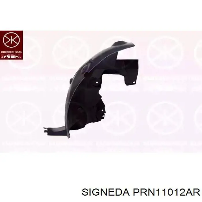 Підкрилок переднього крила, правий передній Signeda PRN11012AR ціна, від 13.80 USD