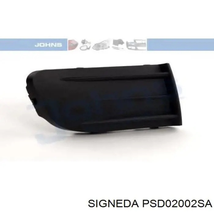 Спойлер переднього бампера PSD02002SA Signeda