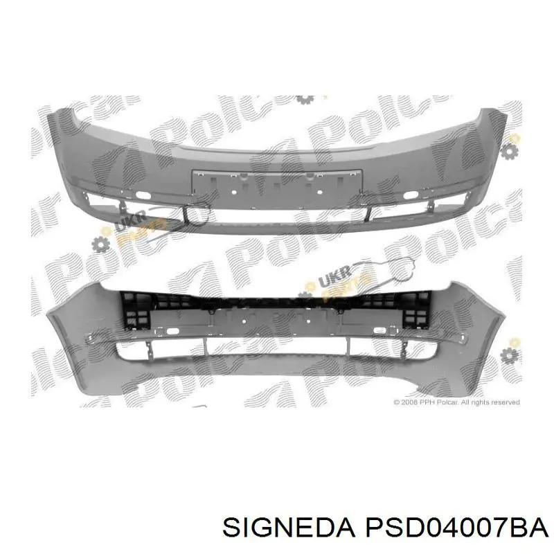 Бампер на авто Signeda PSD04007BA ціна, від 67.78 USD