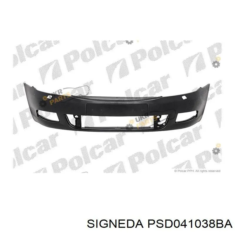 Передній бампер PSD04015BA Signeda