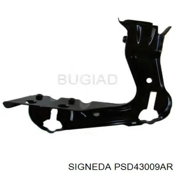 PSD43009AR Signeda супорт радіатора правий/монтажна панель кріплення фар