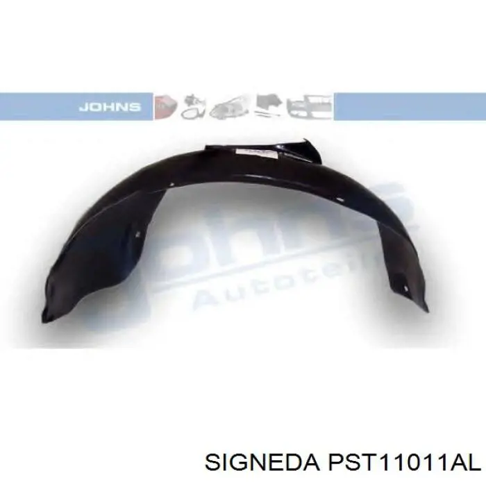 Підкрилок переднього крила, лівий Signeda PST11011AL ціна, від 15.39 USD