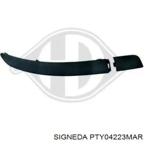 Молдинг переднього бампера, правий Polcar 8104076 ціна, від 9.53 USD