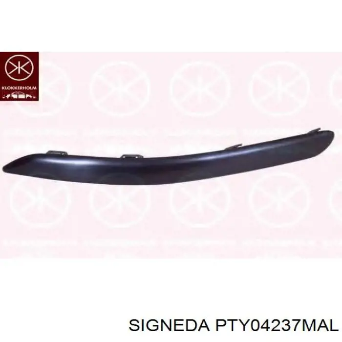 Молдинг переднього бампера, лівий PTY04237MAL Signeda