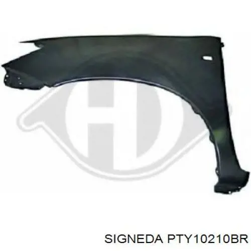 Крило переднє праве Signeda PTY10210BR ціна, від 40.62 USD