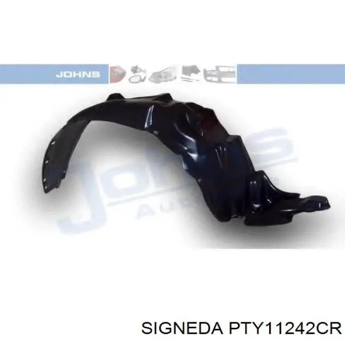 Купити STTY29016L1 SAT Підкрилок передній правий