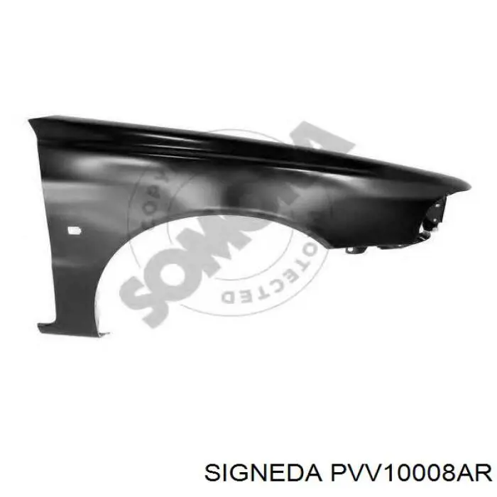 Крило переднє ліве PVV10008AR Signeda