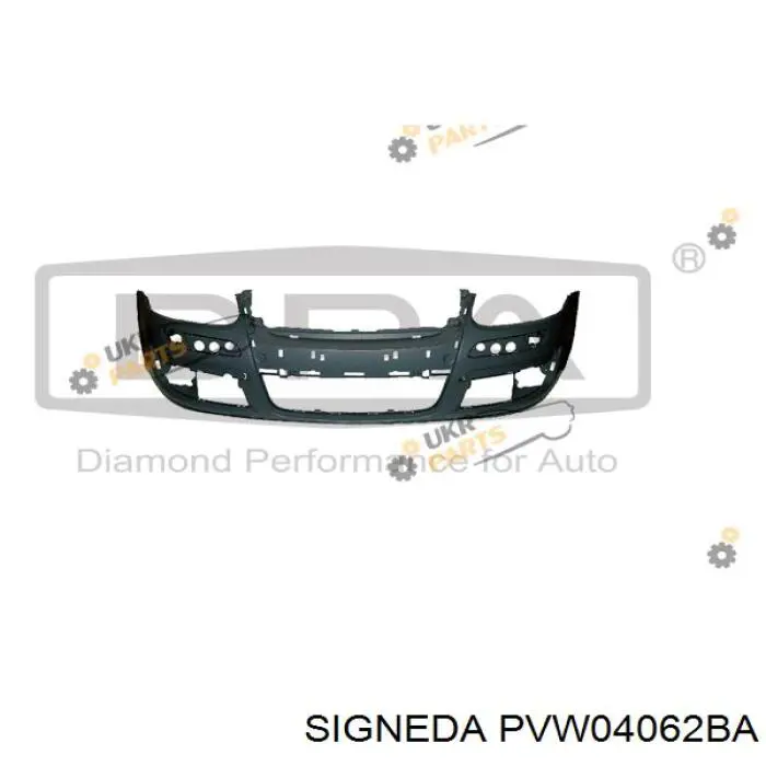 Бампер на авто Signeda PVW04062BA ціна, від 35.60 USD
