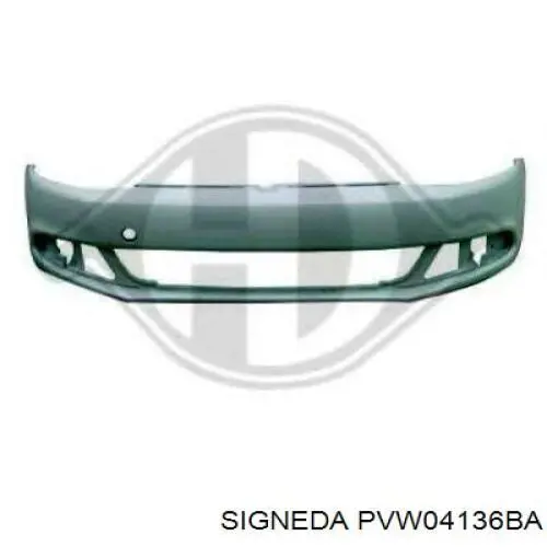 PVW04136BA Signeda Бампер передній в зборі
