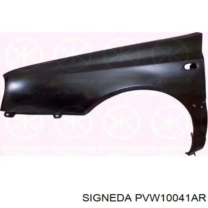 Крило переднє праве Signeda PVW10041AR ціна, від 44.86 USD