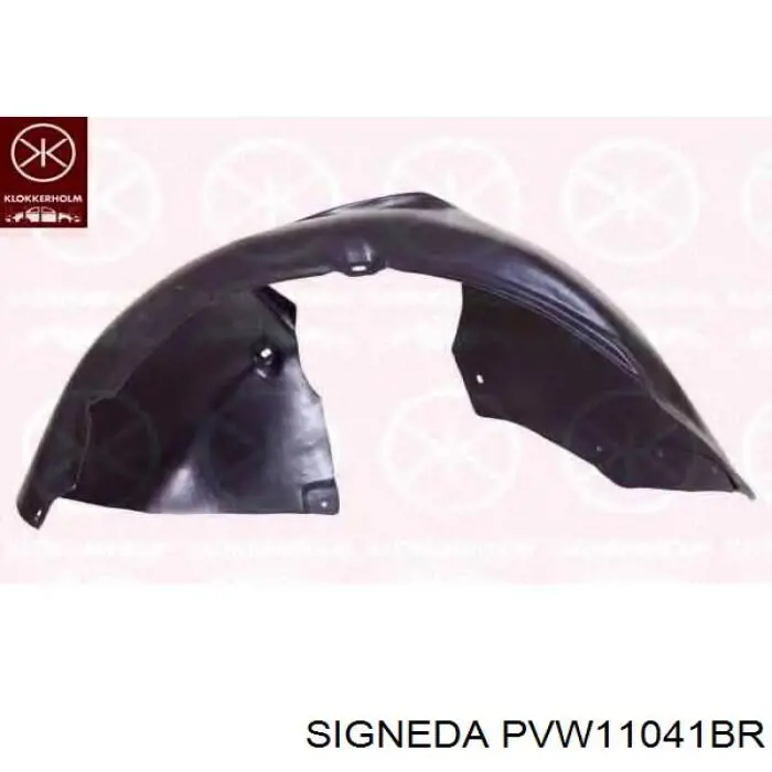 Підкрилок переднього крила, правий задній Signeda PVW11041BR ціна, від 19.09 USD