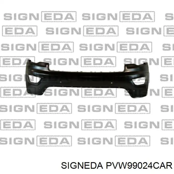 Заглушка/ решітка протитуманних фар бампера переднього, права PVW99024CAR Signeda