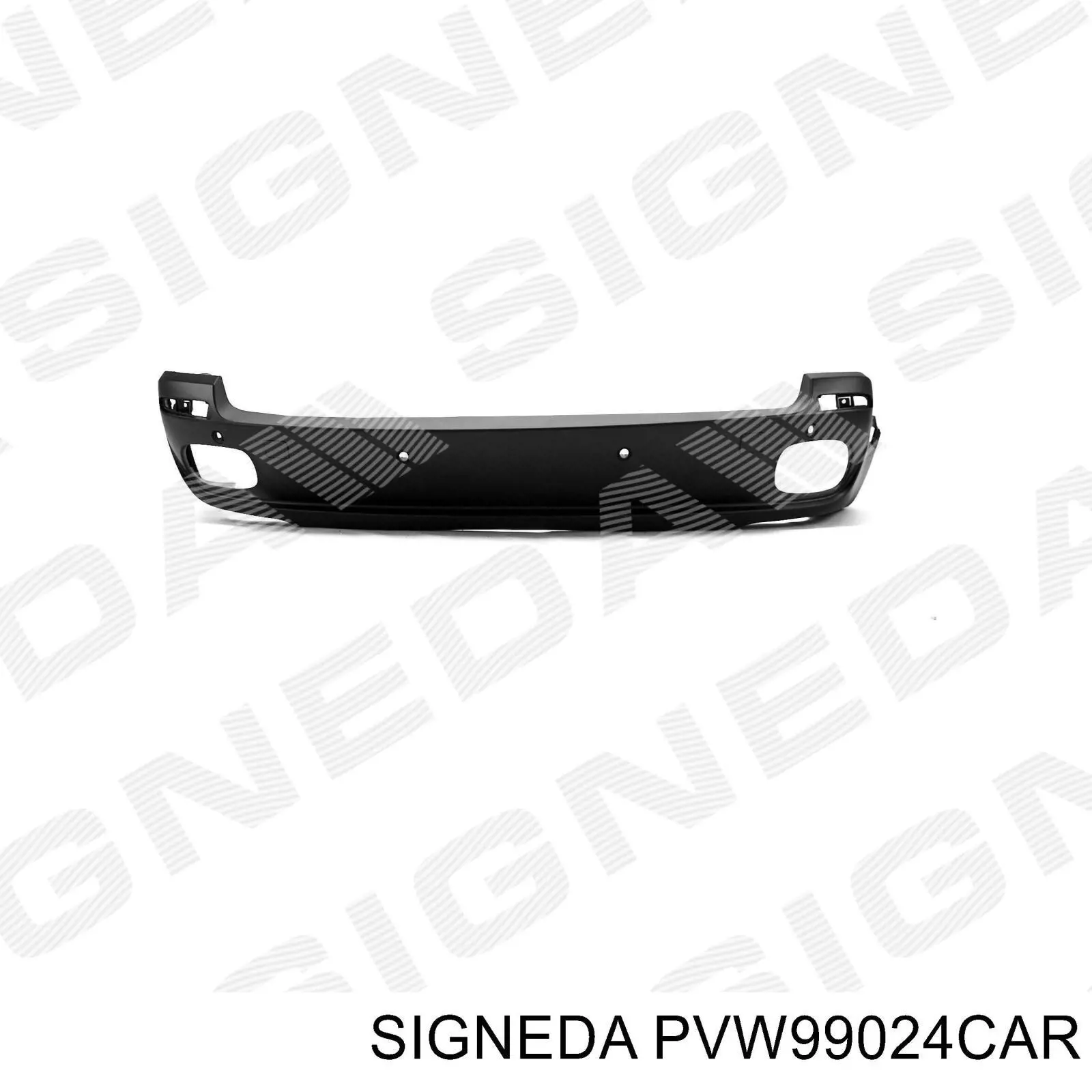 Купити PVW99024CAR Signeda Заглушка/ решітка протитуманних фар бампера переднього, права