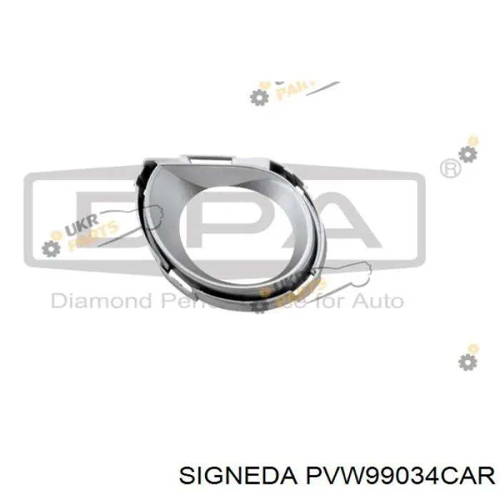 Купити 7L6853400A7W VAG Обід (окантовка) фари противотуманної, правої