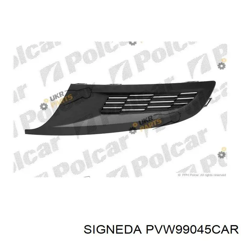 Купити PVW99045CAR Signeda Заглушка/ решітка протитуманних фар бампера переднього, права