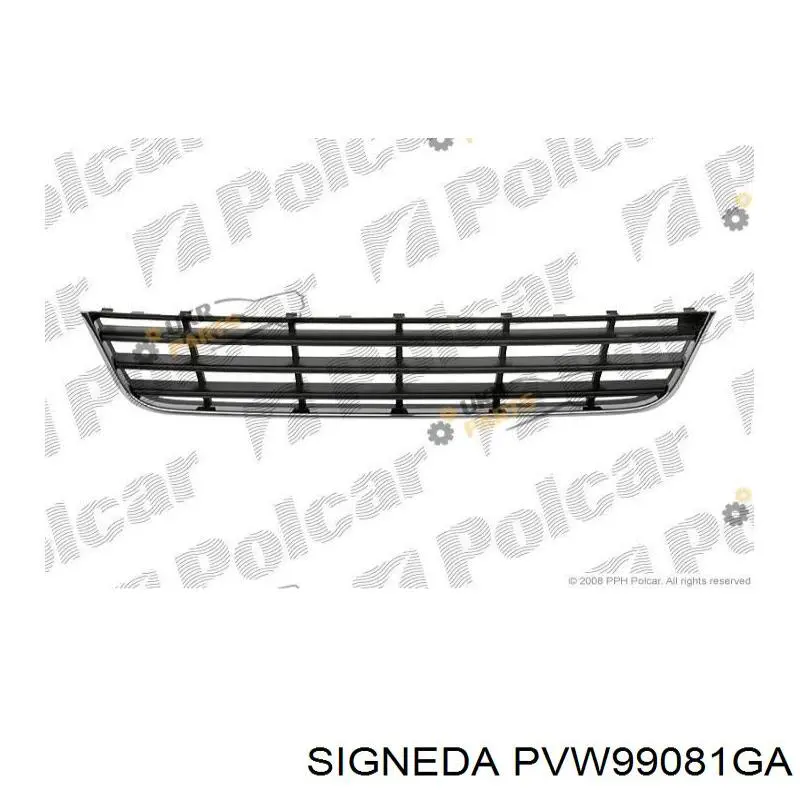 Решітка переднього бампера, центральна Signeda PVW99081GA ціна, від 13.75 USD