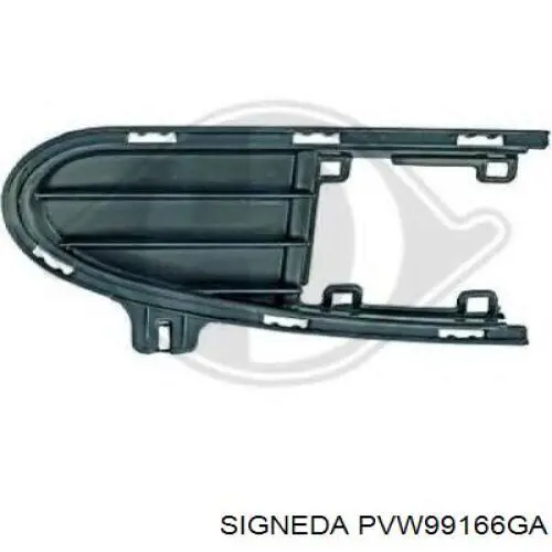 Решітка переднього бампера, центральна PVW99166GA Signeda