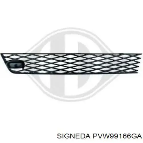 PVW99166GA Signeda Решітка переднього бампера, центральна
