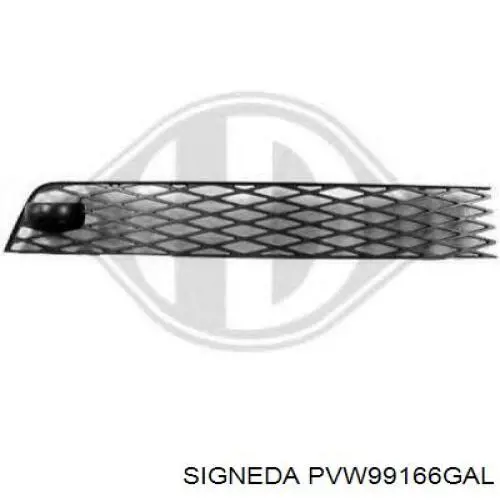 Заглушка під протитуманні фари, ліва Signeda PVW99166GAL ціна, від 4.48 USD
