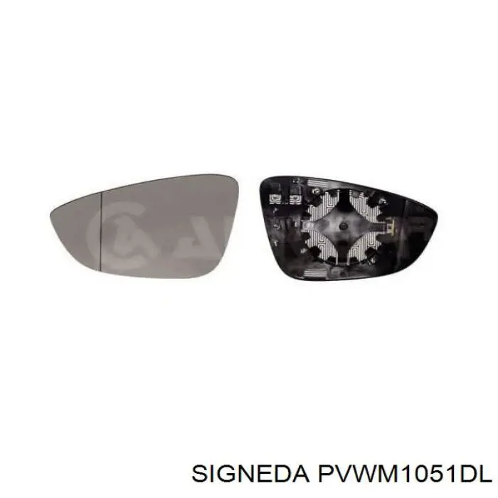 PVWM1051DL Signeda накладка дзеркала заднього виду, ліва