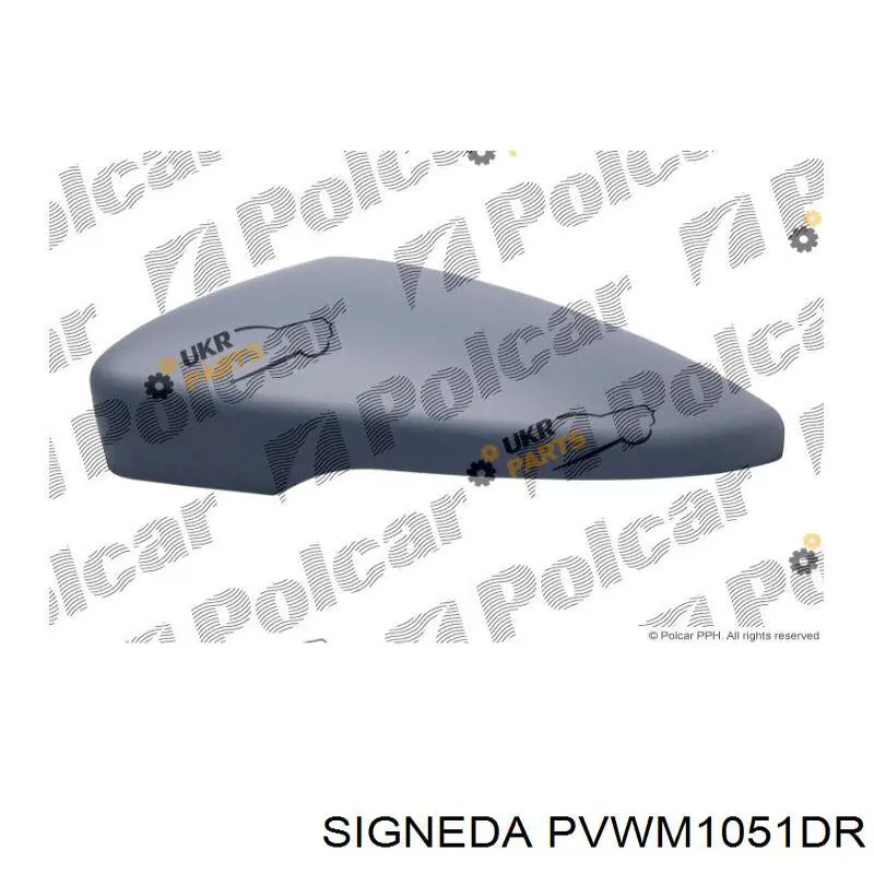 Накладка правого дзеркала заднього виду Autotechteile 3857034 ціна, від 11.84 USD