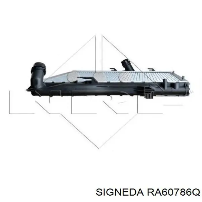RA60786Q Signeda радіатор охолодження двигуна
