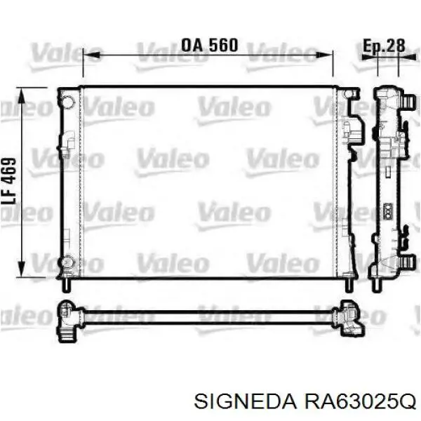 Радіатор RA63025Q Signeda