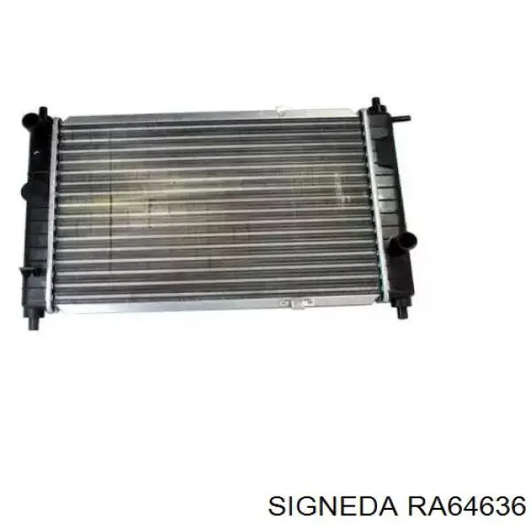 RA64636 Signeda радіатор охолодження двигуна